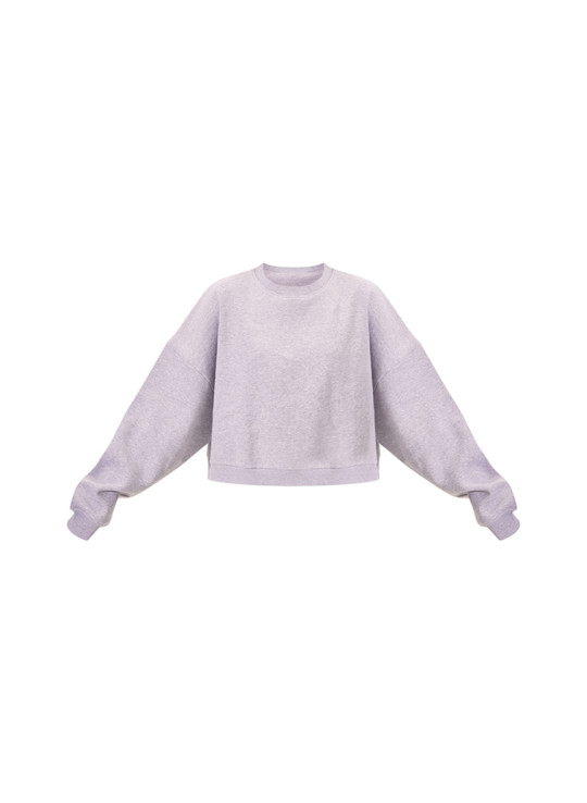 Величезний світшот у формі коробки Grey Marl