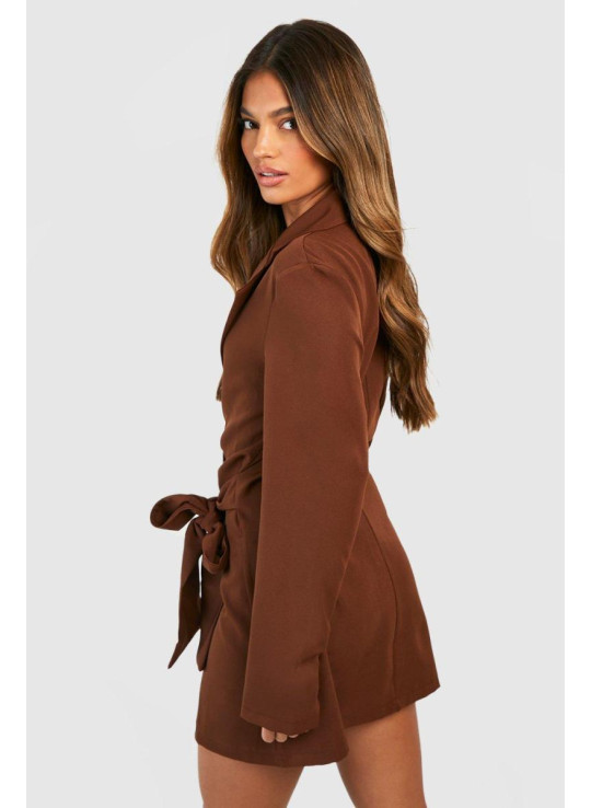 Сукня-піджак з драпіруванням спереду