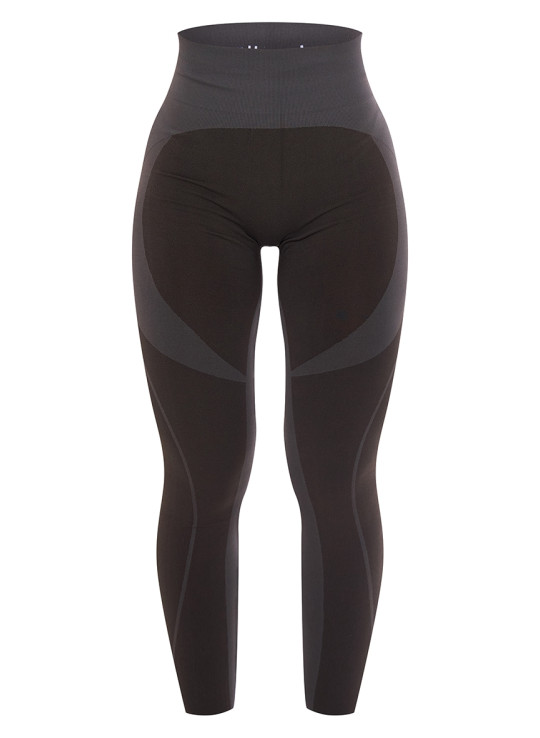 Безшовні легінси з високою талією та рюшами PLT SPORT