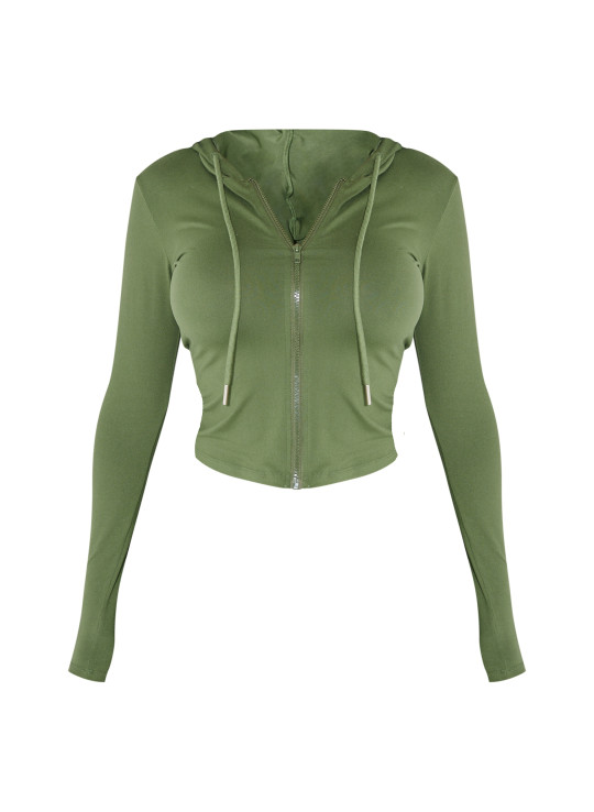 Форма хакі -скульптурна блискавка через балахон