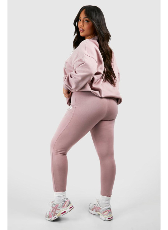 Плюс спортивний костюм Dsgn Studio Slogan Legging