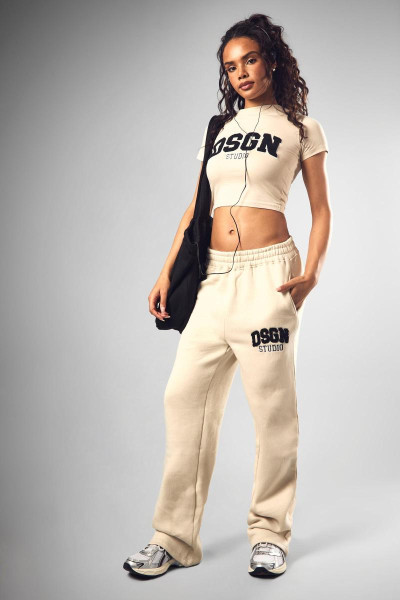 Великі джоггери Dsgn Studio Sports Bubble Slogan Cuffed