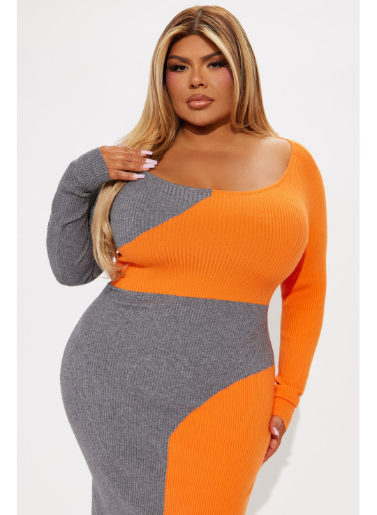 Марія Сукня Міді В'язана