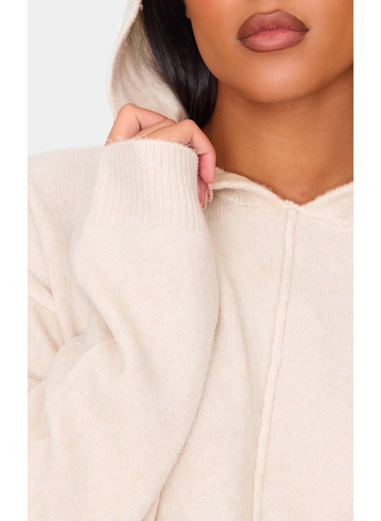 Високий камінь м'який в’язаний балахон