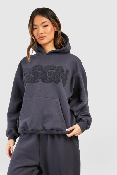 Велике худі Dsgn Studio Bubble Toweling Applique