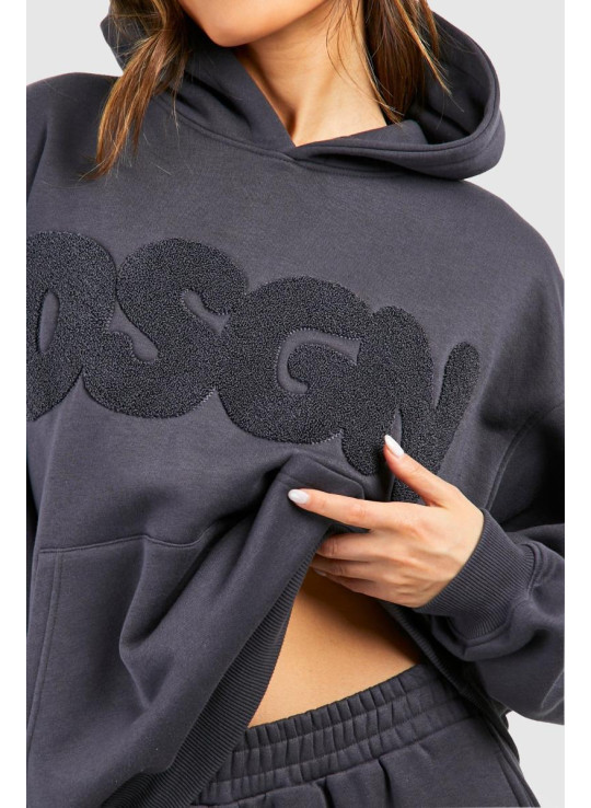 Велике худі Dsgn Studio Bubble Toweling Applique