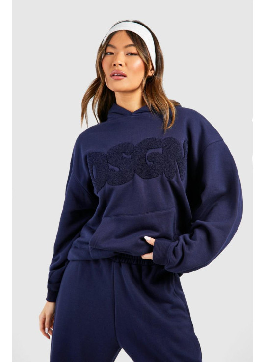 Велике худі Dsgn Studio Bubble Toweling Applique