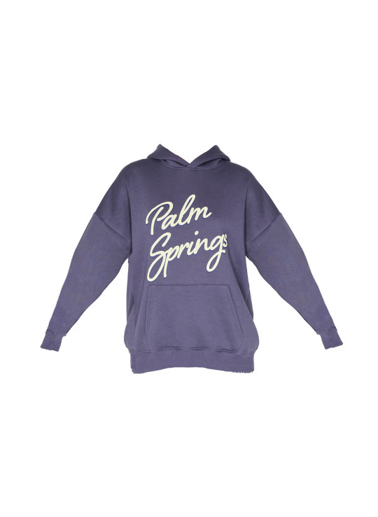 Військово -темно -прем'єр -пружини друку негабаритна толстовка