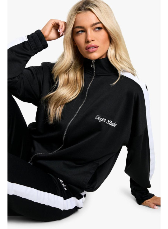 Велика спортивна куртка Dsgn Studio Tricot на блискавці