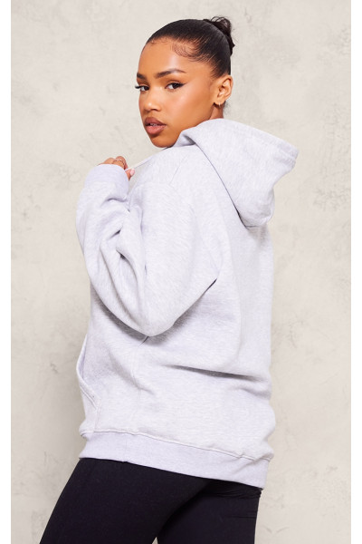 Попелясто-сіра толстовка великого крою