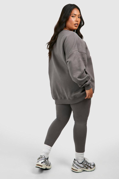 Плюс спортивний костюм Dsgn Studio Slogan Legging