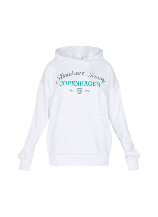 Еш -сірий преміум нью -йоркський вишиваний балахон