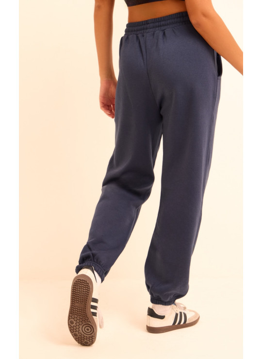 Опівночі синій PLT Studio Archive Puff Print Driftring манжетний пробіжок