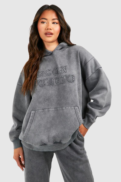 Велике худі Dsgn Studio Self Fabric Applique Washed