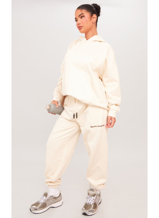 Худі преміум-класу Petite Sand Sports Academy Puff Print