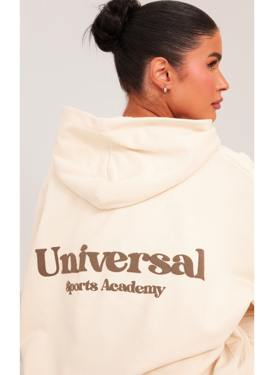 Худі преміум-класу Petite Sand Sports Academy Puff Print