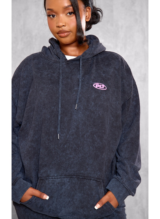 Плюс промита чорна плита з гасло з кислотою з пухирчастою балахоном