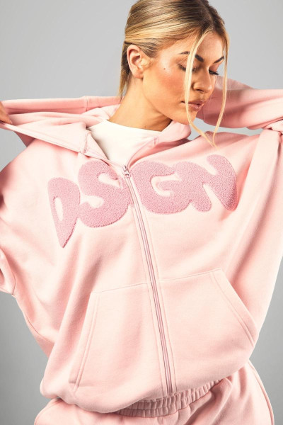 Велике худі на блискавці Dsgn Toweling Applique
