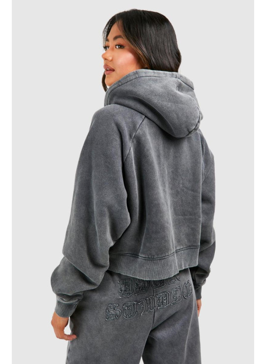 Толстовка Dsgn Studio Self Fabric Applique Washed на блискавці