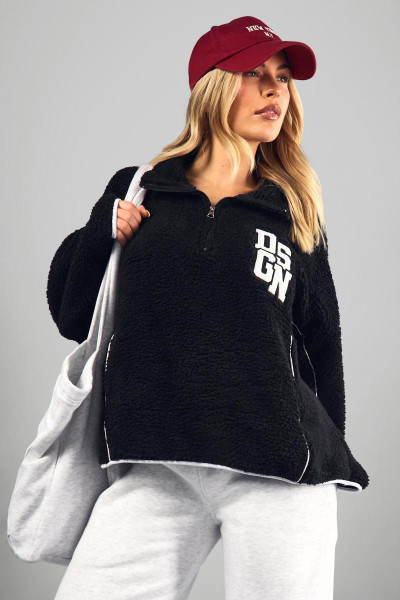 Dsgn Аплікація Контрастна окантовка Borg Fleece