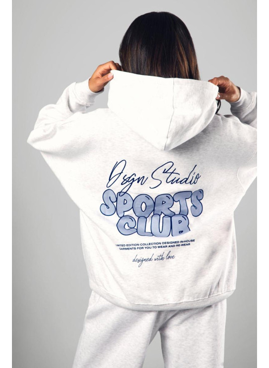 Рожева толстовка великого розміру Dsgn Studio Sports Bubble Slogan