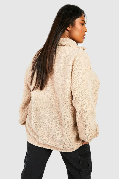 Светр Stone Plus Borg Funnel Neck Zip