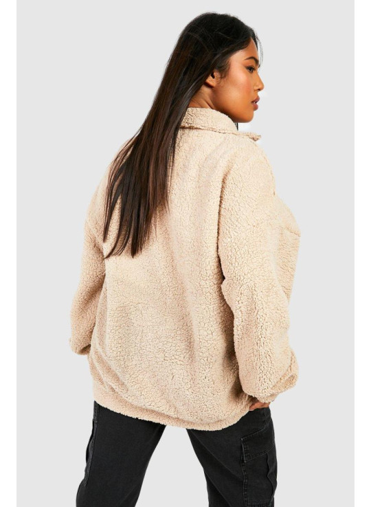 Светр Stone Plus Borg Funnel Neck Zip
