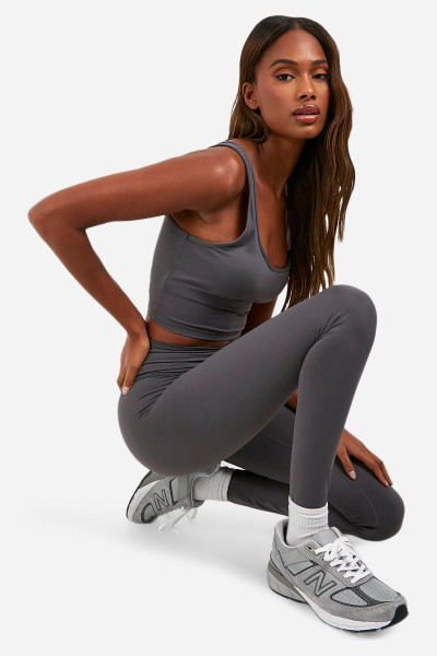 Dsgn Studio Highwaist Supersoft Peached Sculpt Wrap Waist Legging