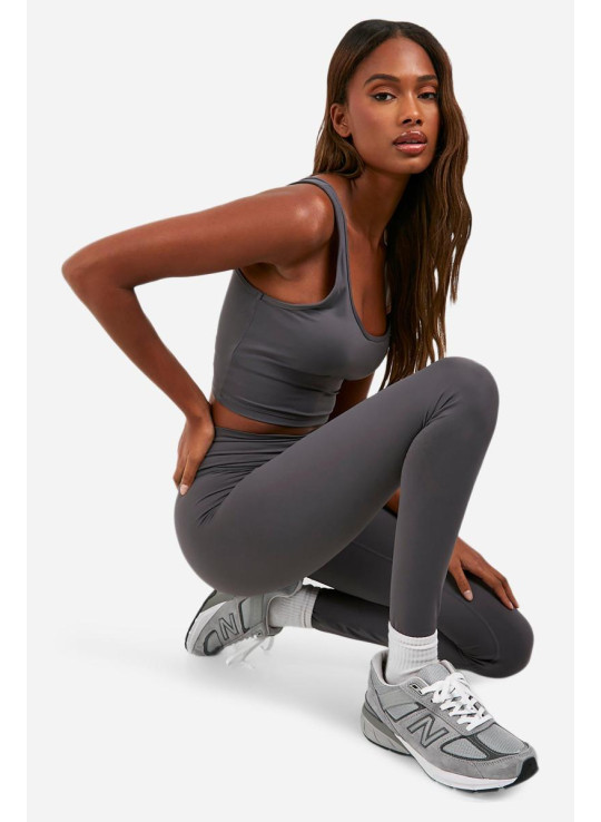 Dsgn Studio Highwaist Supersoft Peached Sculpt Wrap Waist Legging