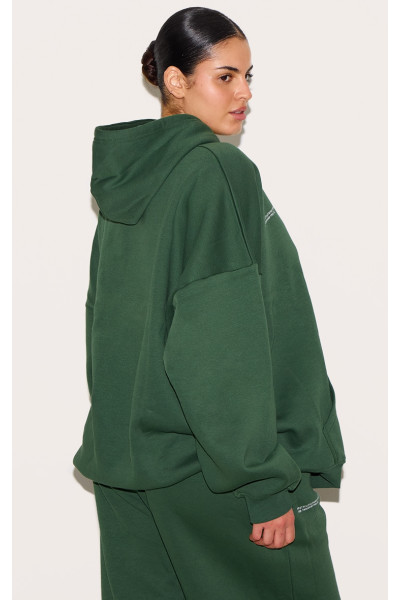 PrettyLittlething Plus Forest Green EST 2012 Надрукована велика толстовка