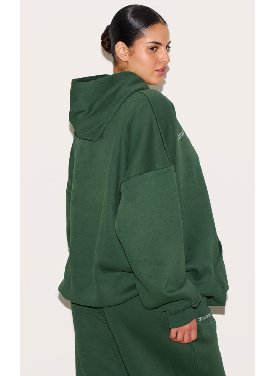 PrettyLittlething Plus Forest Green EST 2012 Надрукована велика толстовка