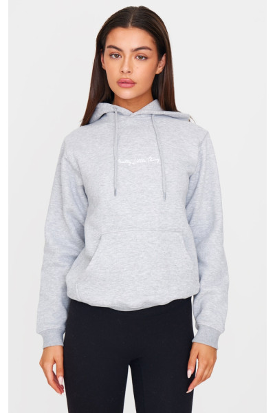 PrettyLittlething Grey Marl негабаритний пітний балахон