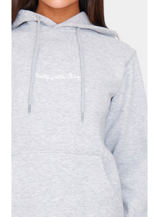 PrettyLittlething Grey Marl негабаритний пітний балахон