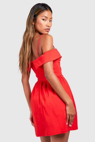 Міні-сукня Cold Shoulder Milkmaid